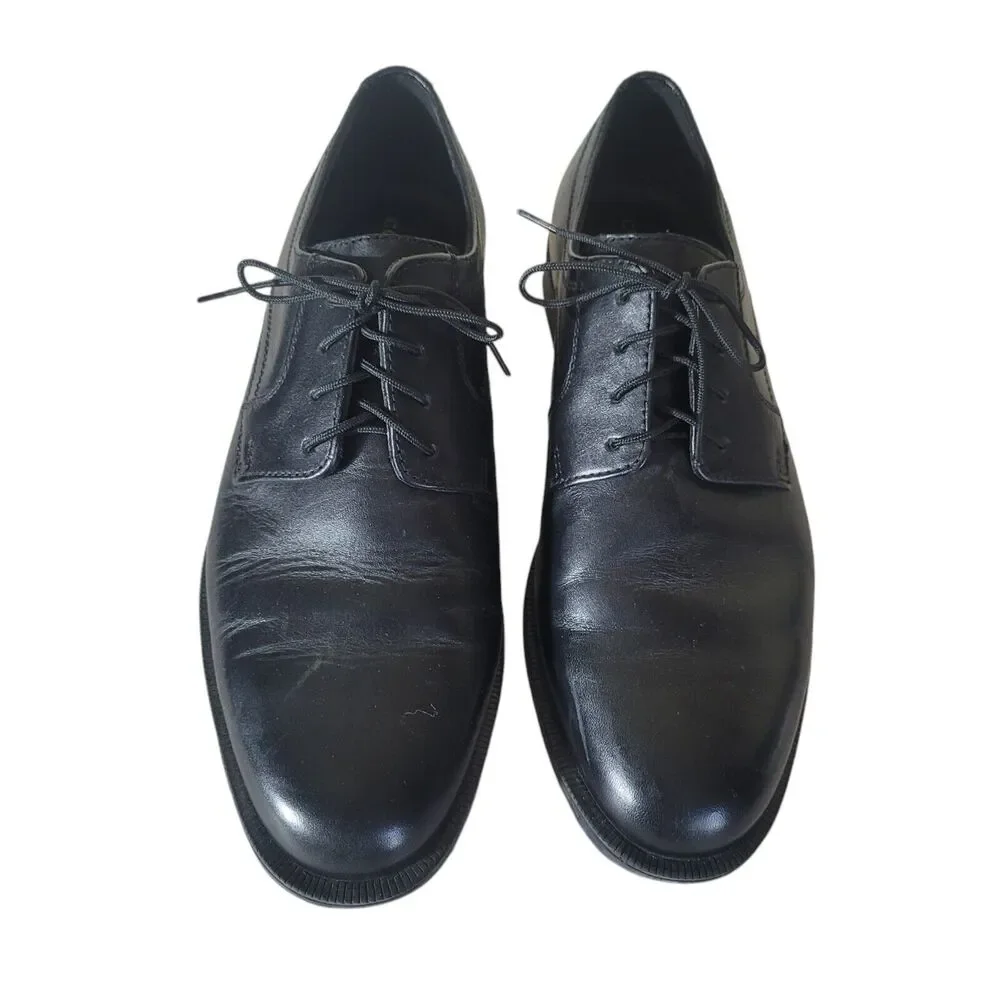 Cole‎ Haan Dustin Plain Oxford II Dress Shoes Men's Size 8 M Black Preppy